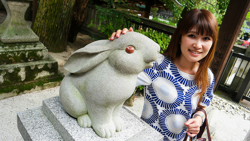 【京都遊記】岡崎神社 京都知名求子兔子神社，幫我們帶來好孕～下次必去還願！