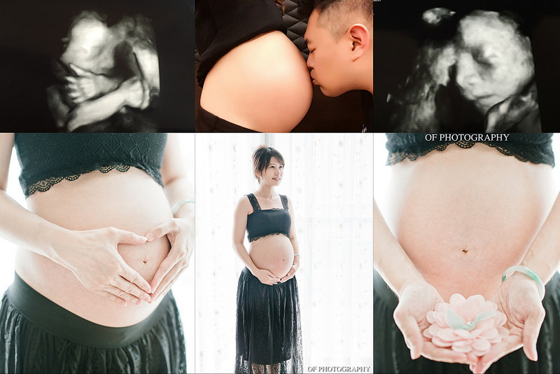 【紀錄】 小珊孕期～ 安安產檢24w超音波，自助孕婦寫真試拍～ 邦妮每天活潑胎動！
