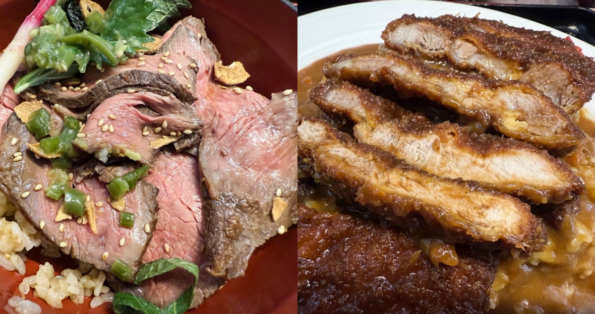 【長野美食】明治亭 輕井澤店 王子outlet餐廳名店 醬汁炸豬排、烤牛肉蓋飯、還有賣生馬肉！