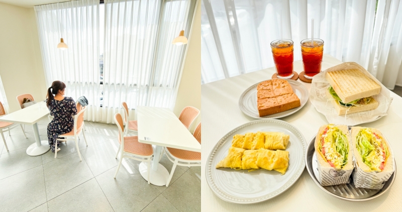 【台南美食】91 brunch 成大旁韓系早午餐 早鳥餐點超值好吃～ 店內窗光超美必拍！
